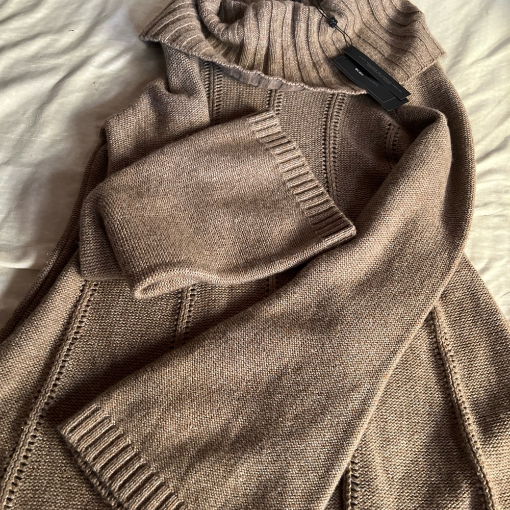 BCBG Toffee Ribbed Knit Sweater - Picture 3 of 4